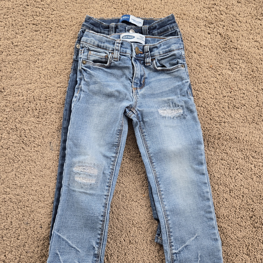 Children's Distressed Blue Jeans